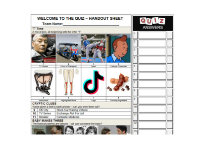 QuizDemon Pub Quiz Handout 574