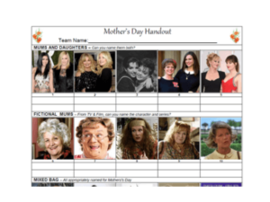 Mothers Day Handout